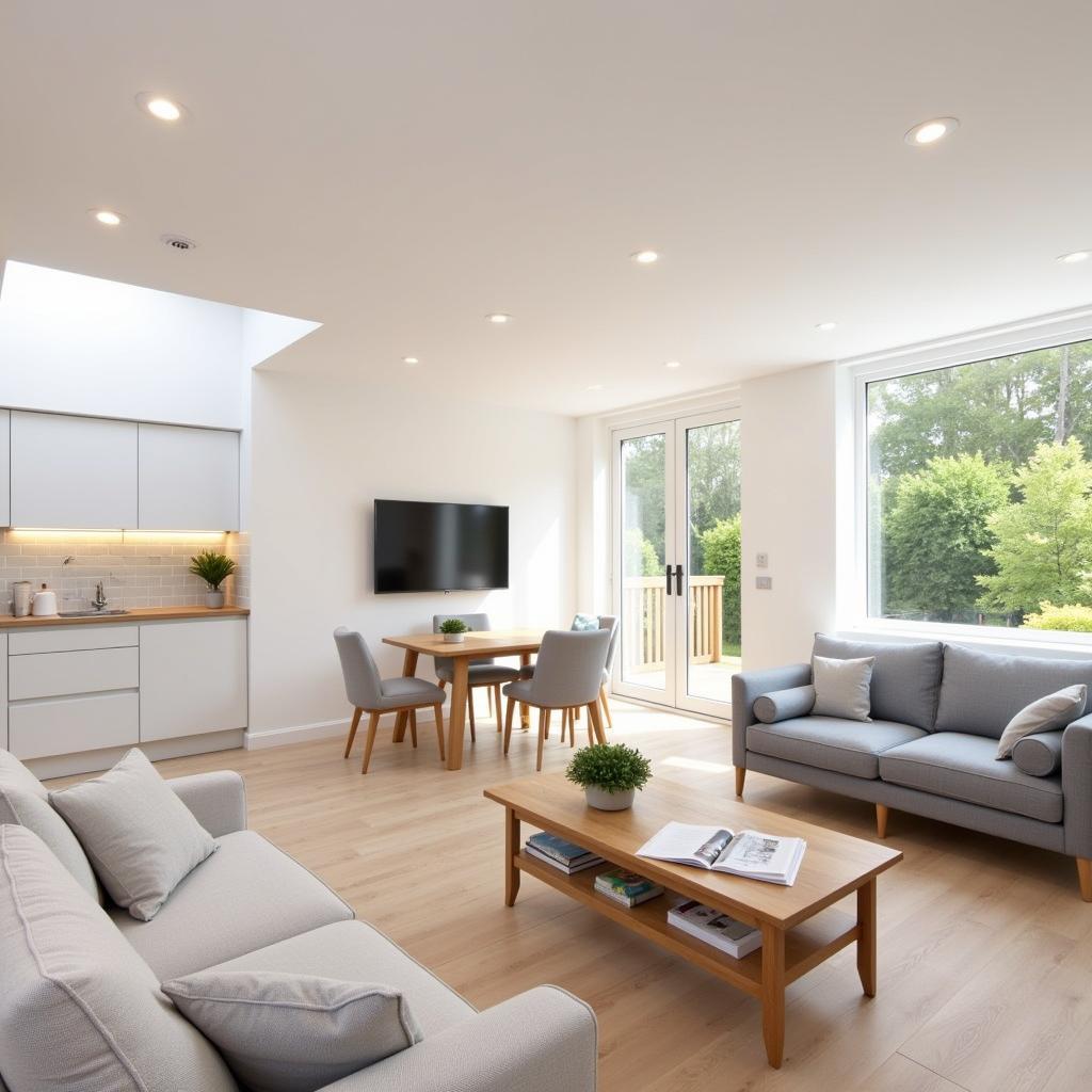 Leamington Spa Garden Apartment Interior