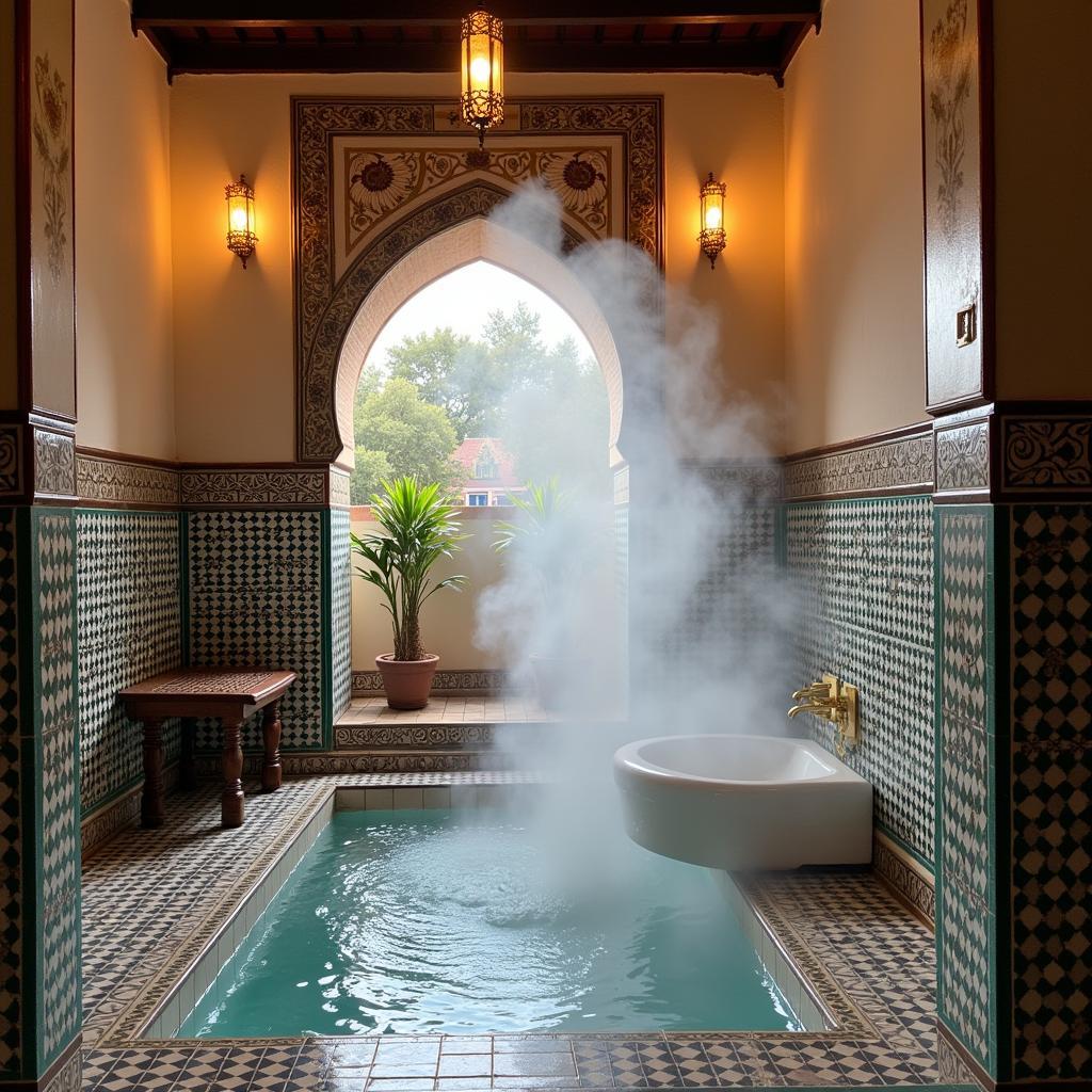 Traditional Moroccan Hammam at Les Jardins de l'Agdal