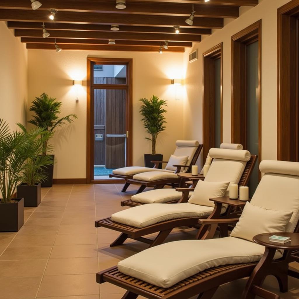 Tranquil Relaxation Area at Long Beach Garden Hotel & Spa