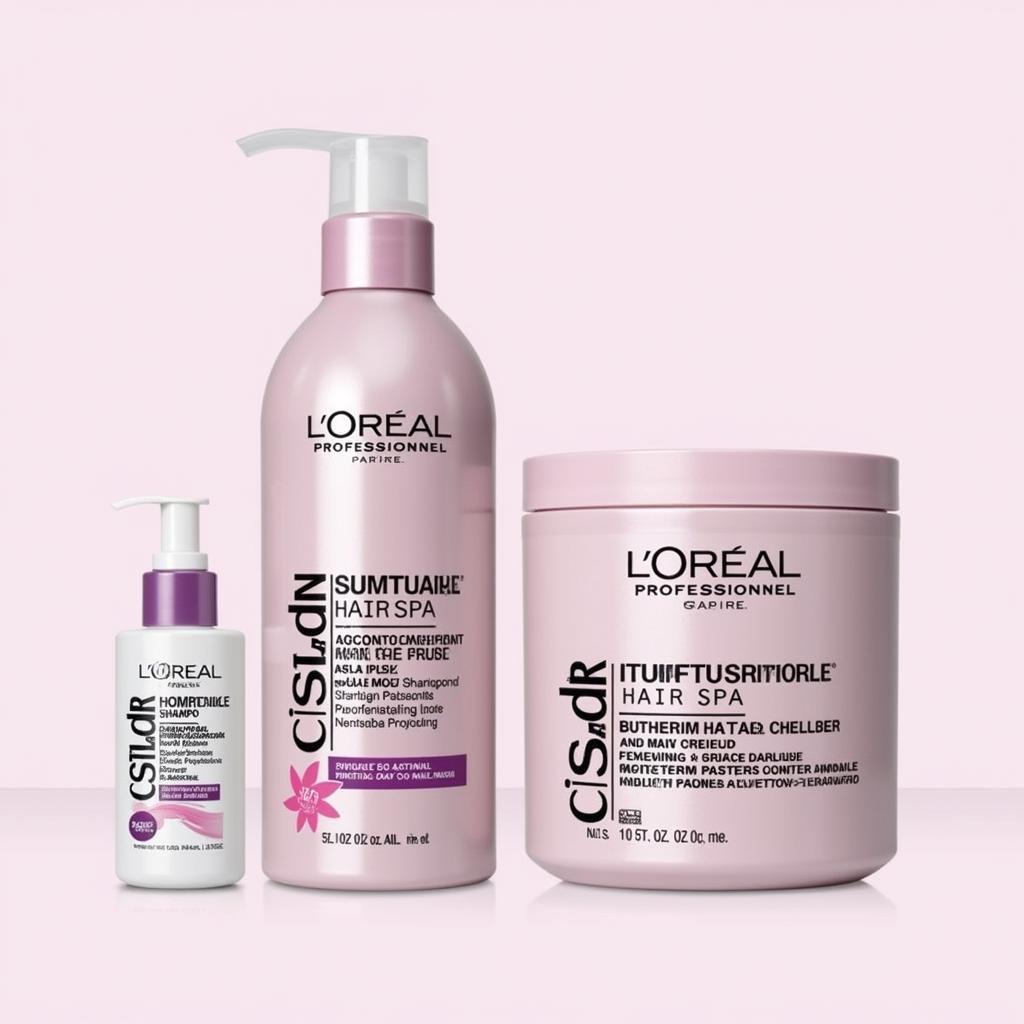 L'Oreal Professionnel Hair Spa Product Line