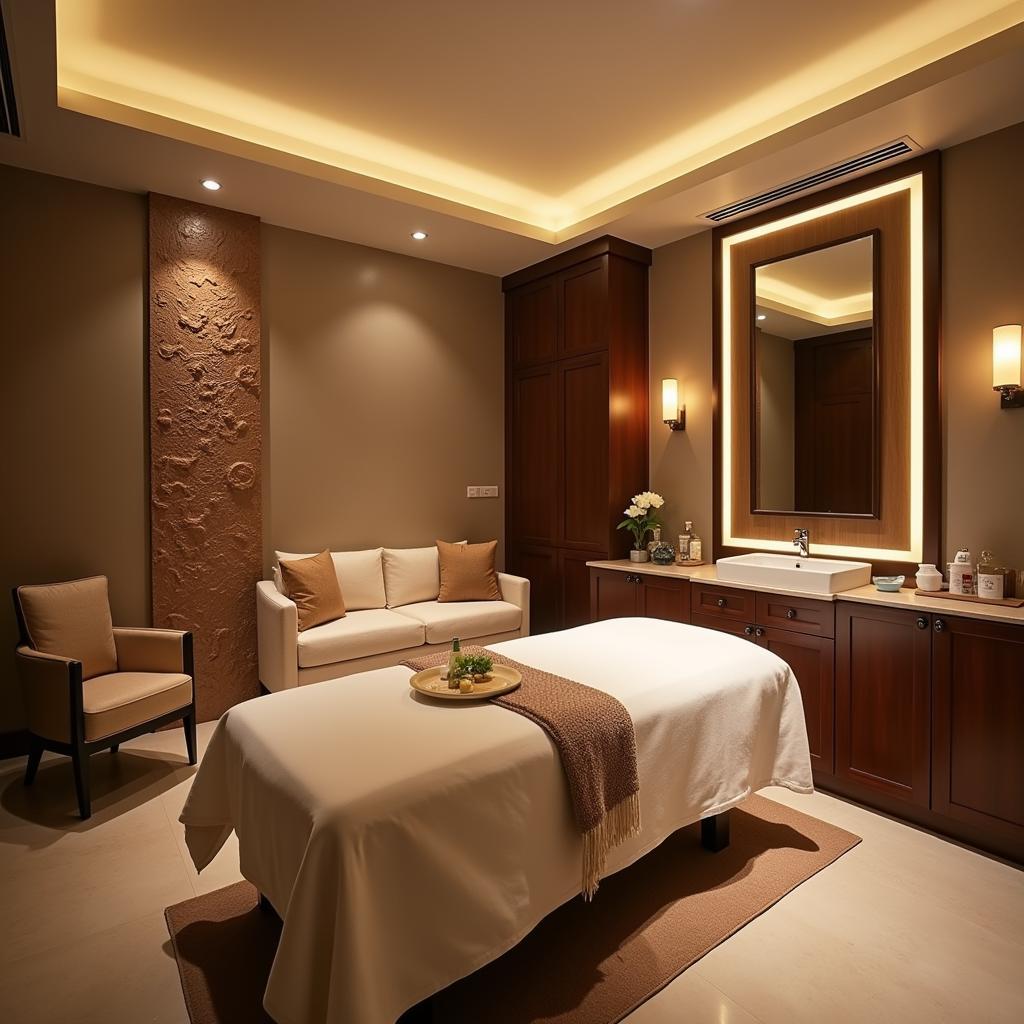 Luxurious O2 Spa Treatment Room in Lucknow