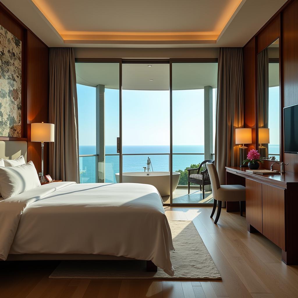 Luxurious Spa Hotel Room in Malaysia with Ocean View