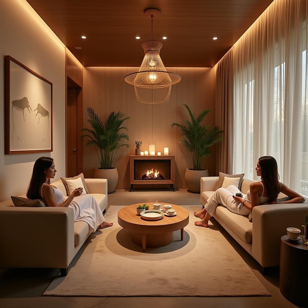 Luxzara Spa Relaxation Area