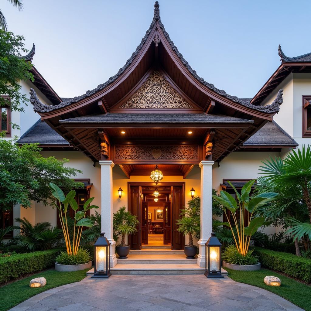 Luxurious Exterior of The Magani Hotel and Spa Bali