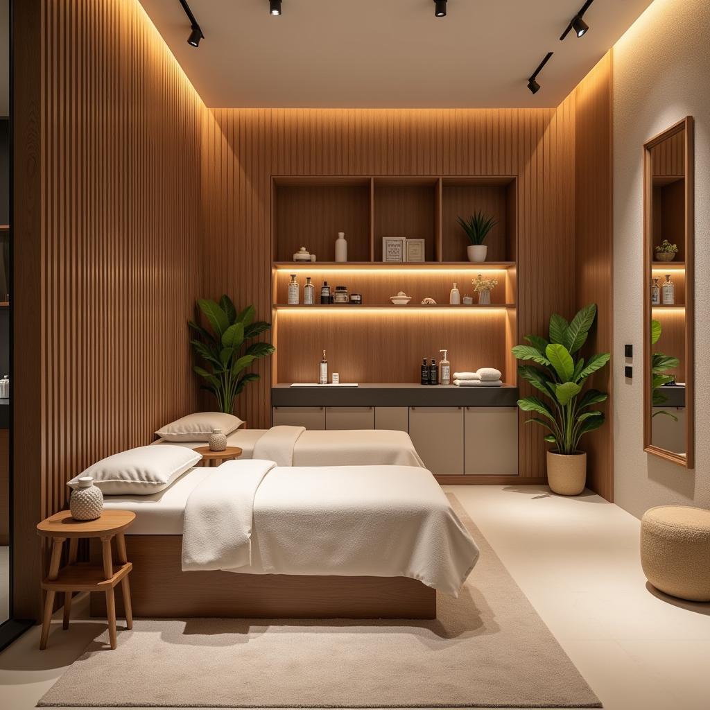 Modern and tranquil spa interior in Malakpet Commercial area