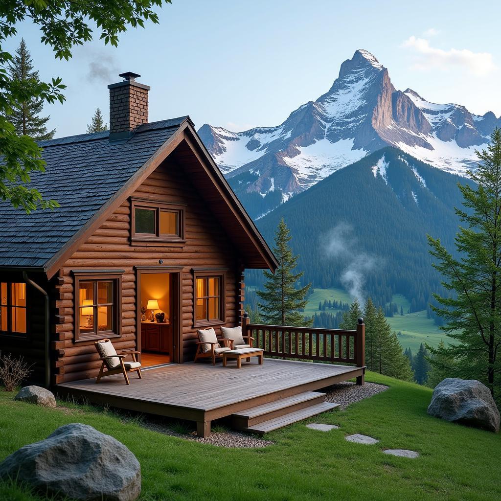 Manali Resort Cottage Exterior View