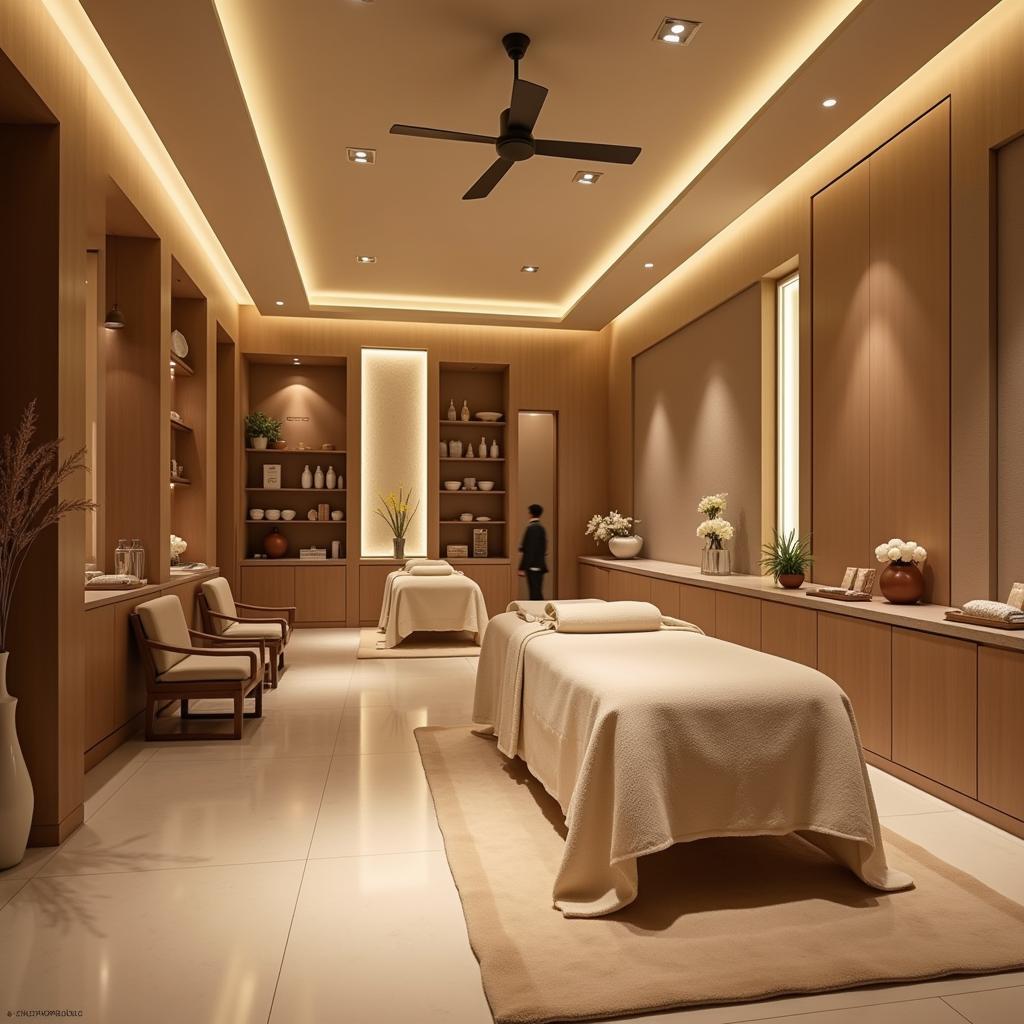 Luxurious Body Spa Interior in Mangalore