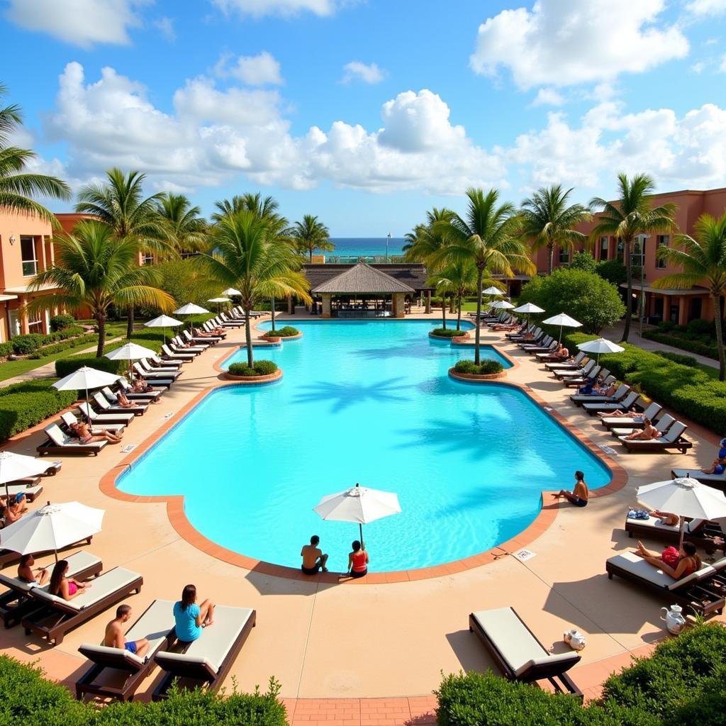 Stunning Pool Area at Marriott CasaMagna Puerto Vallarta