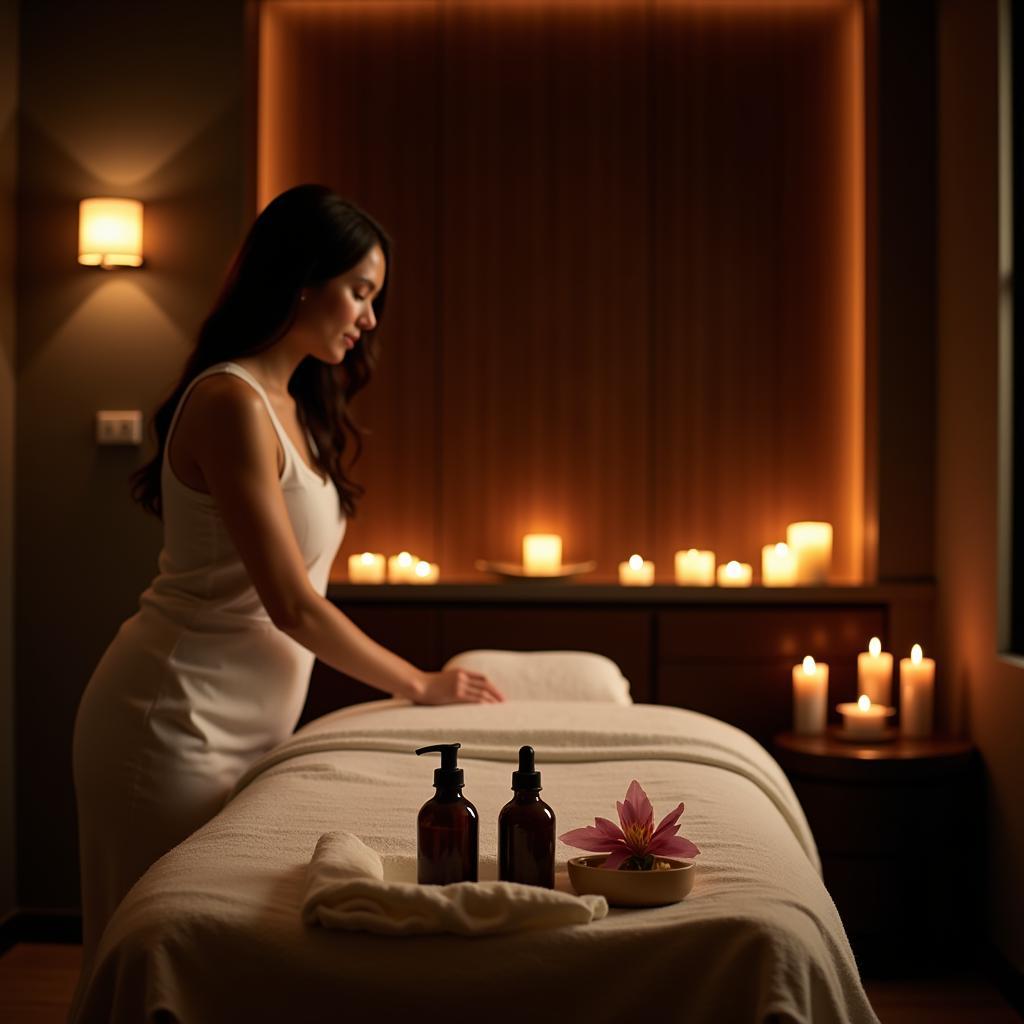 Massage Therapy at a Luxurious Spa in Juhu