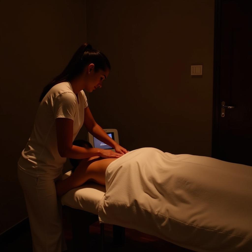 Relaxing Massage Therapy at Krishna Salon and Spa