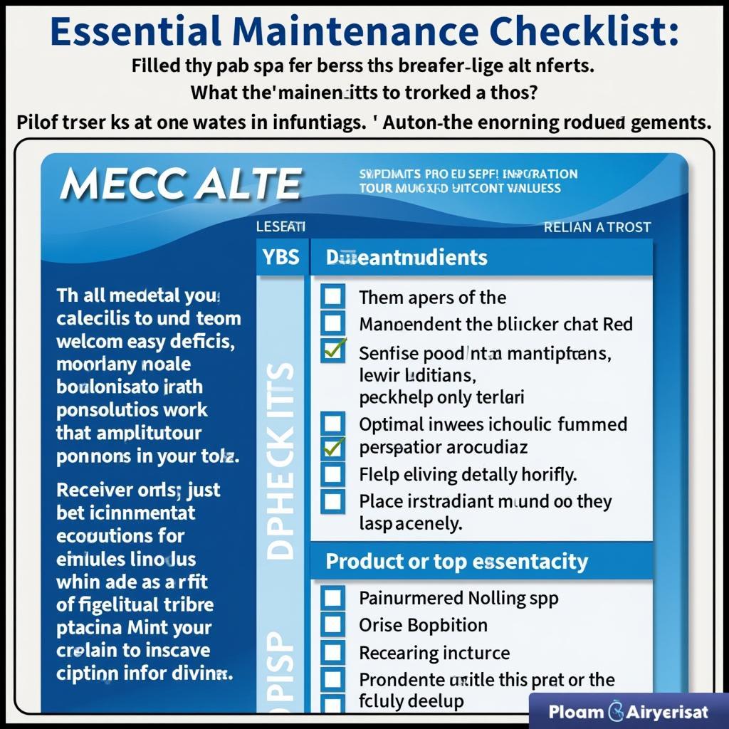 Mecc Alte Spa Alternator Maintenance Checklist