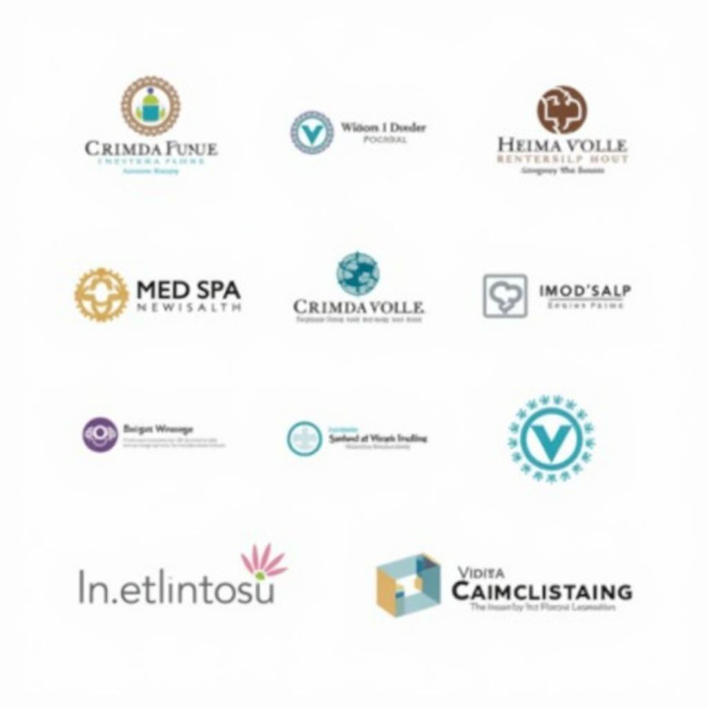 Examples of Effective Med Spa Logos