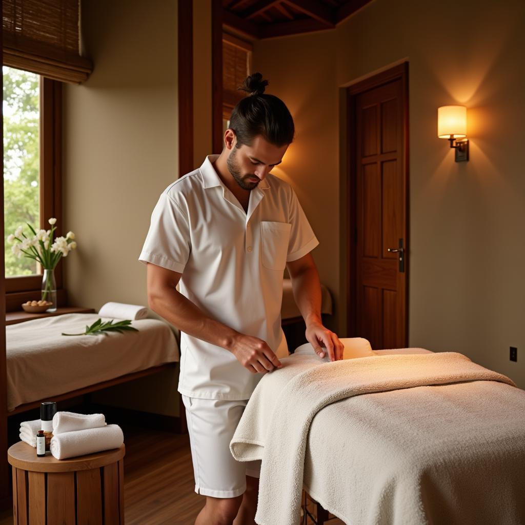 Men's Spa Bali Treatment Room