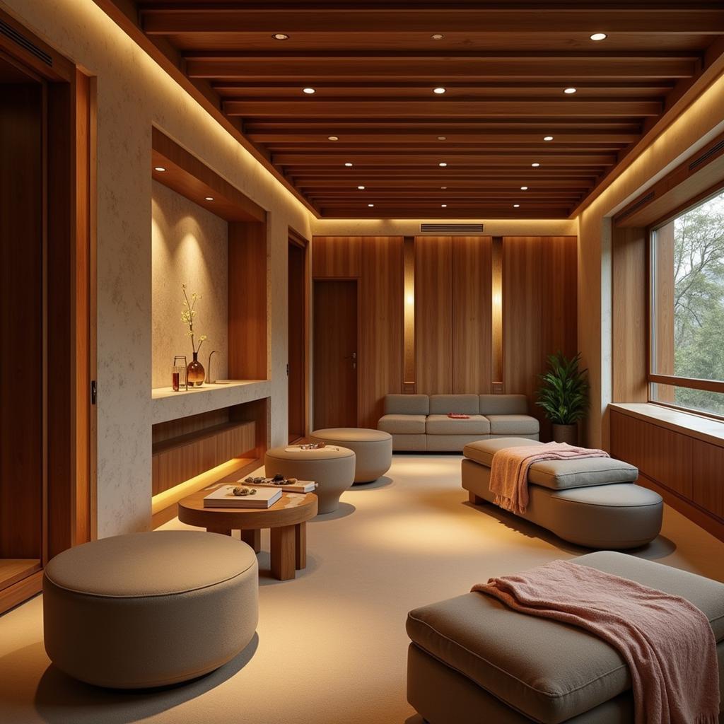 Serene ambiance of a spa in MG Marg Gangtok