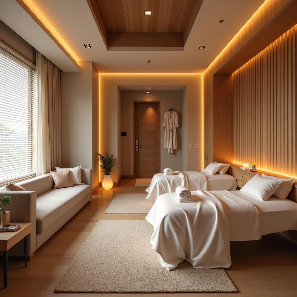 Modern Spa Interior with a Relaxing Atmosphere