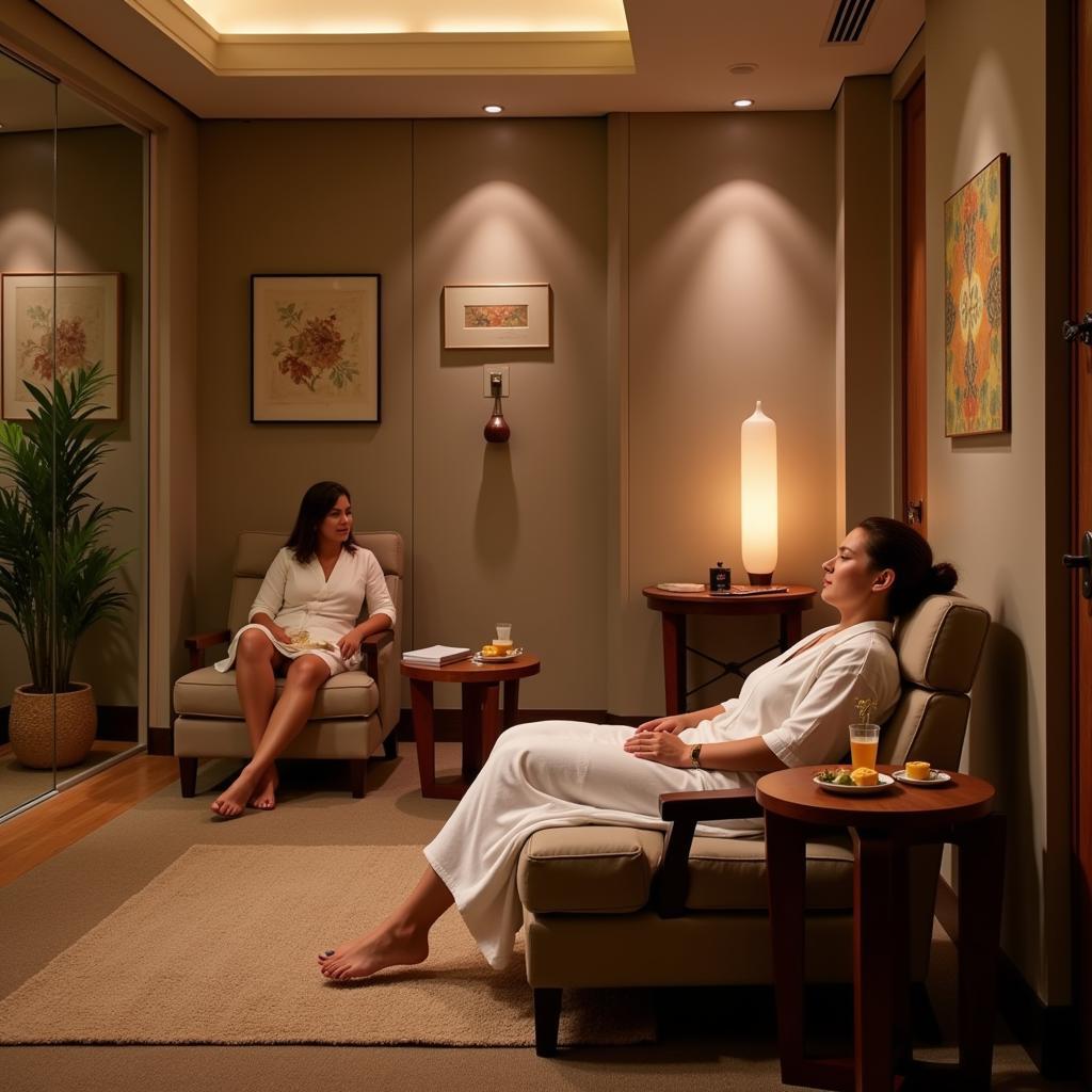 Moksham Spa Colaba Relaxation Area