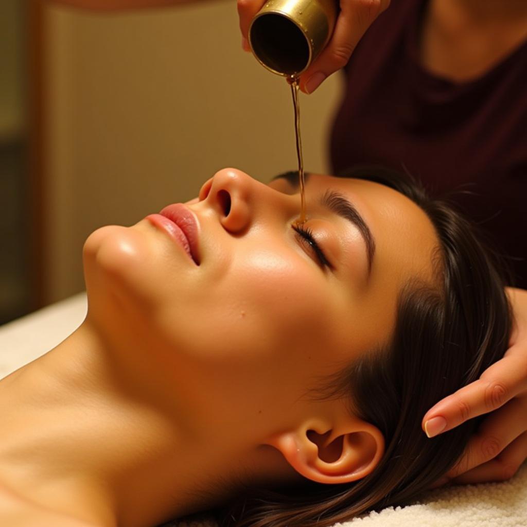 Moksham Spa Colaba Shirodhara Treatment