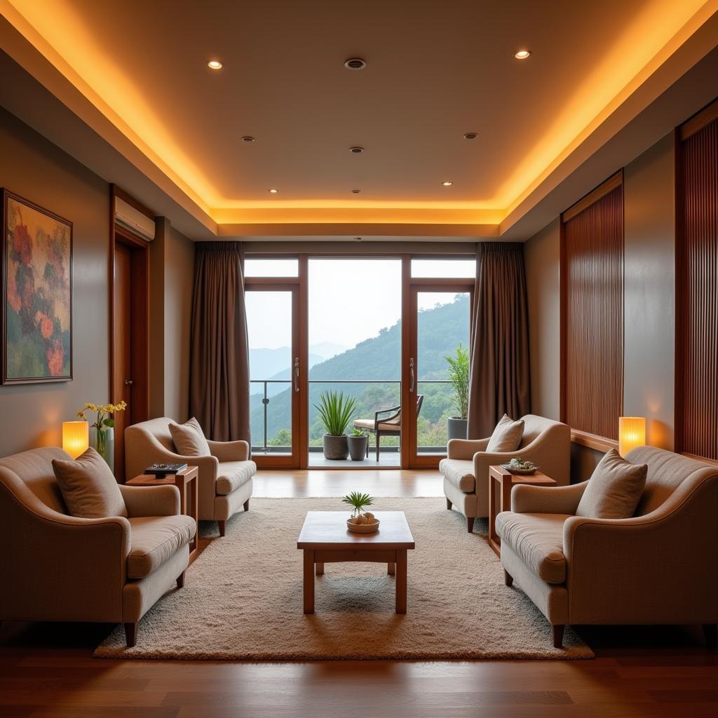 Relaxation Room in a Mussoorie Spa