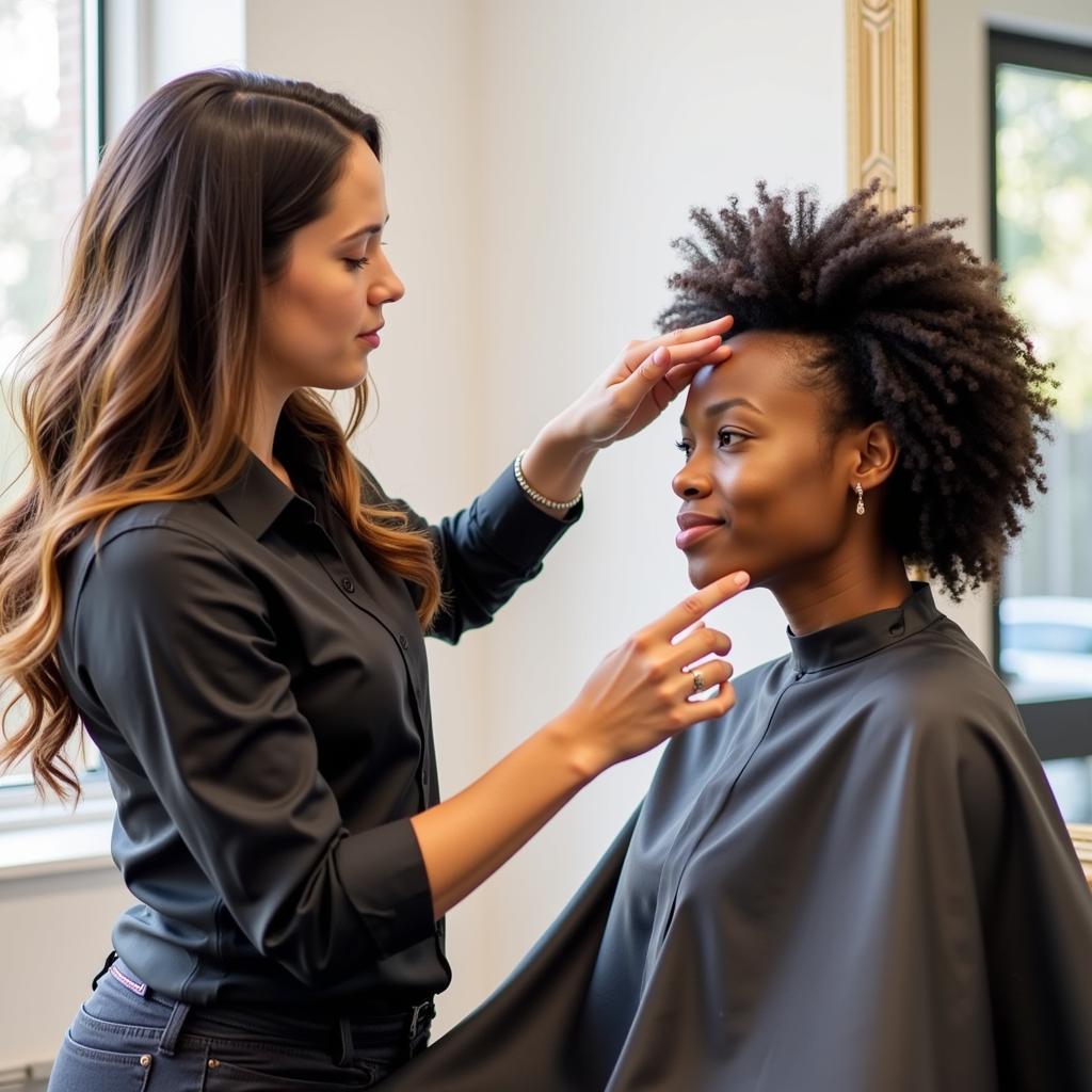 Naturals Hair Spa Consultation with a Stylist