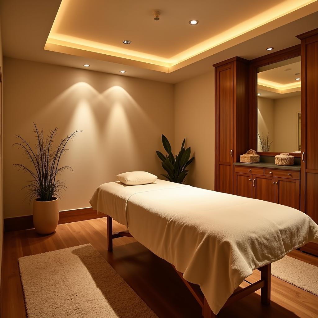 Serene Spa Treatment Room