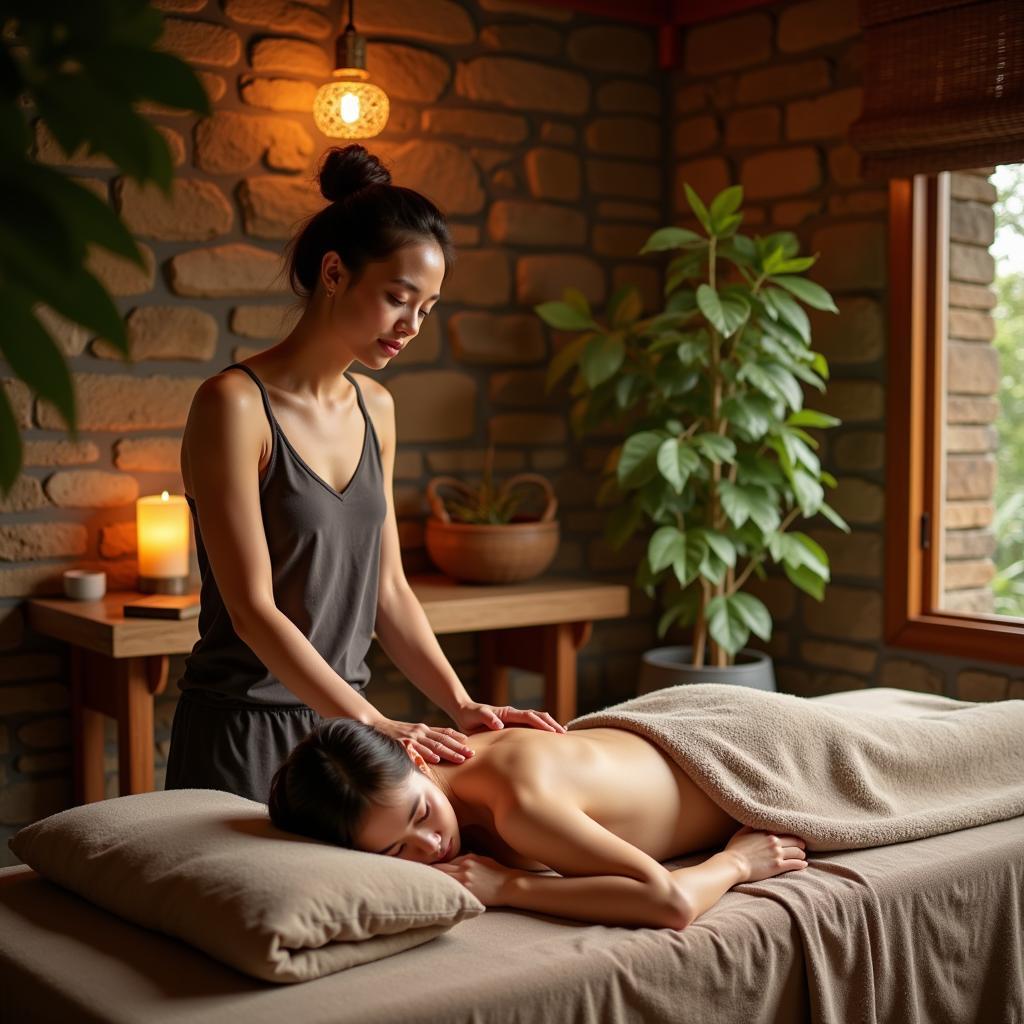 Traditional Malay Massage at a Negri Spa