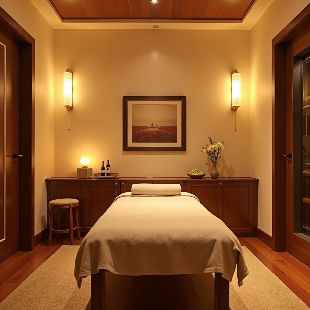 Serene Spa Treatment Room in Vijayawada