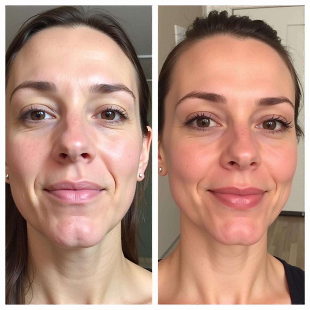 Nu Skin Galvanic Spa System II EX Before & After Results