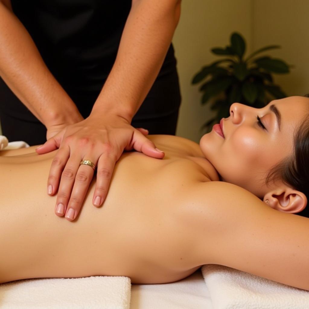 Massage therapy at O2 Spa Jayanagar