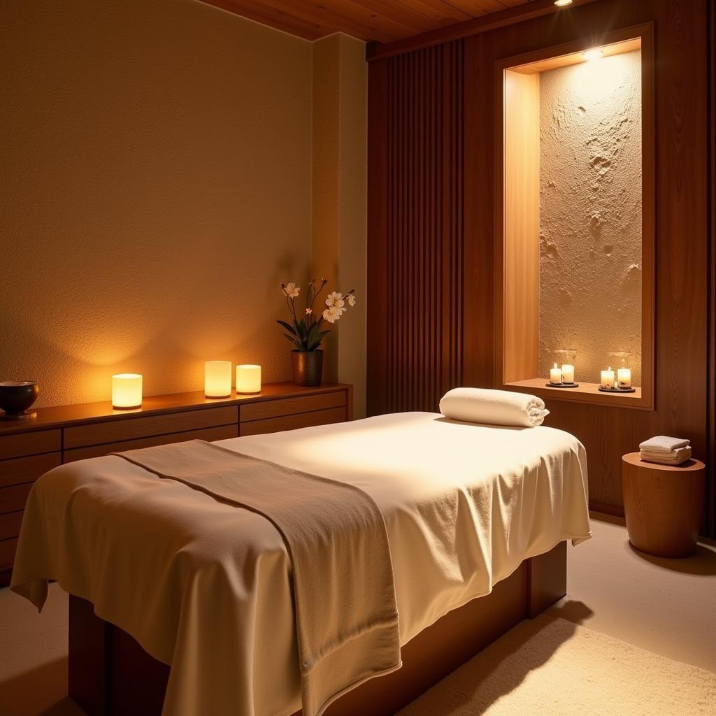 Tranquil Treatment Room at Oasis Spa Mulund