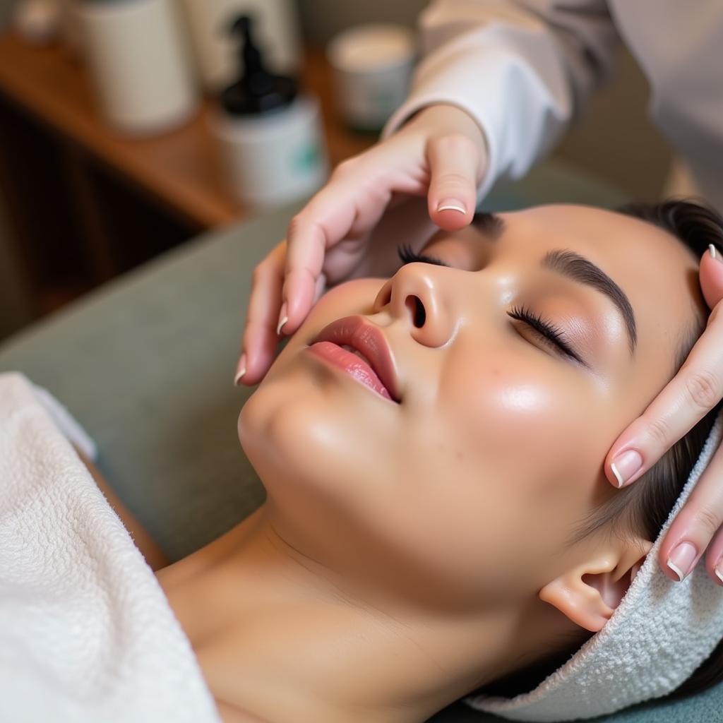 Olivia Spa Commercial Facial Treatment