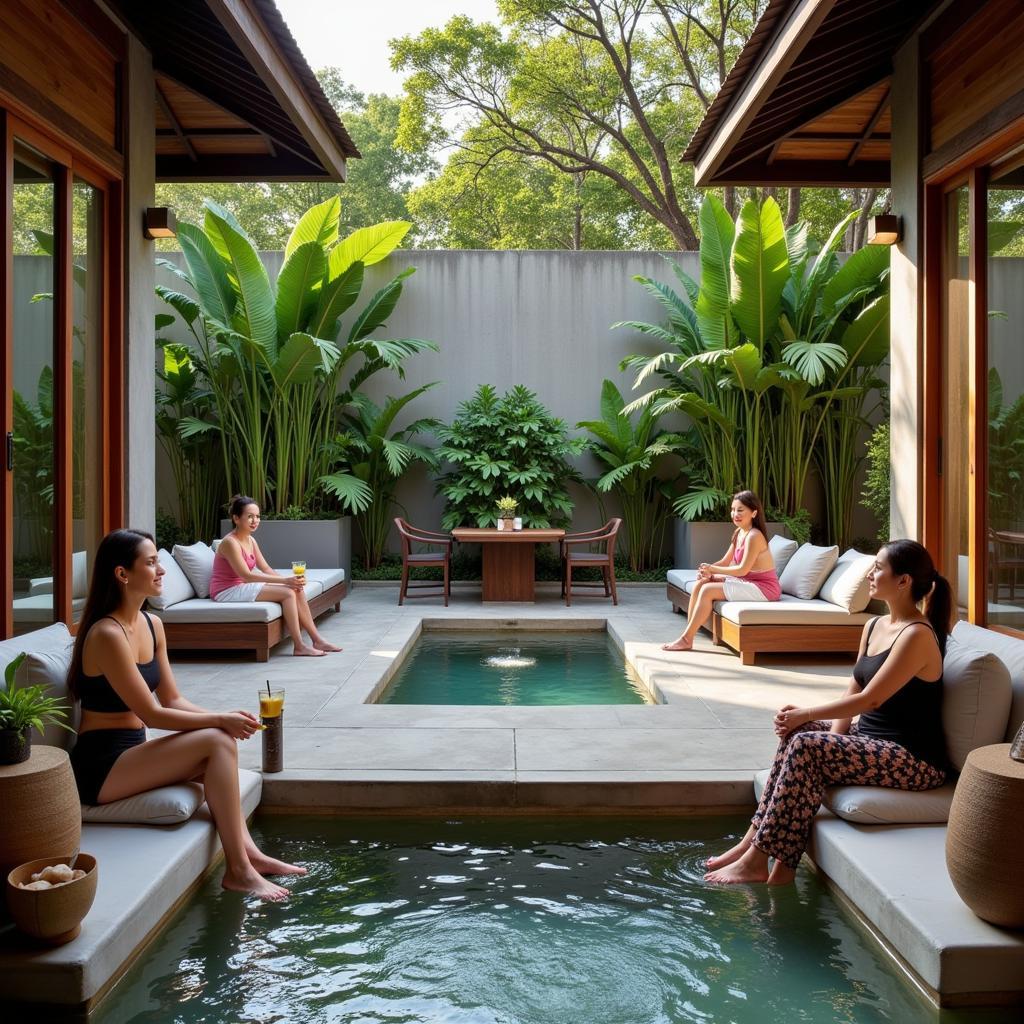 Onasis Spa Bali Relaxation Area