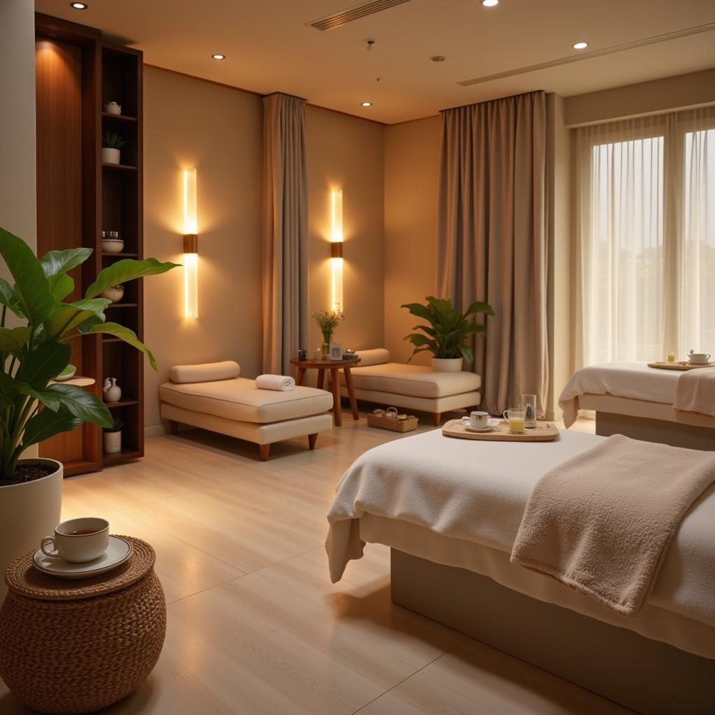 Oryza Spa Relaxation Area