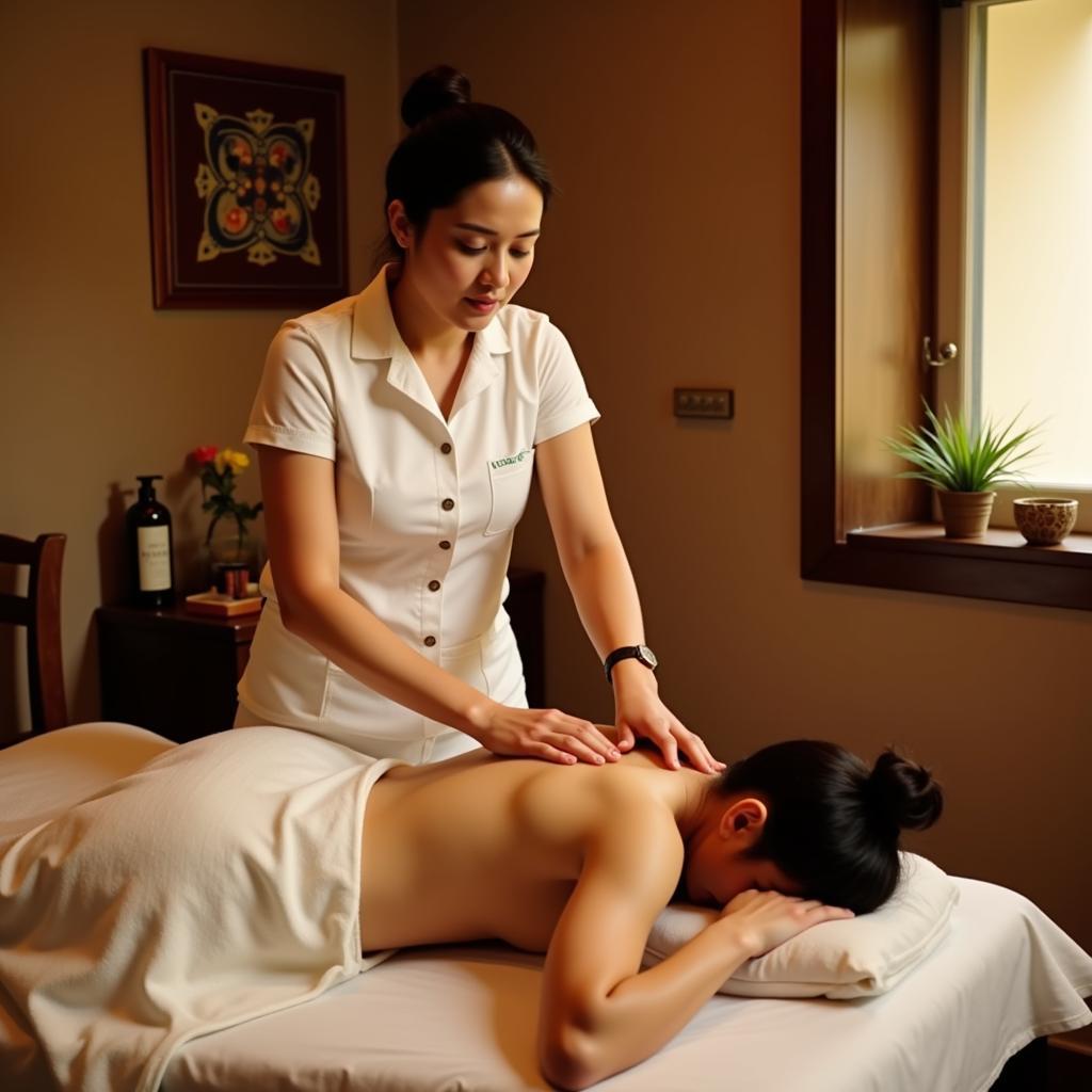 Traditional Ayurvedic massage in Paharganj