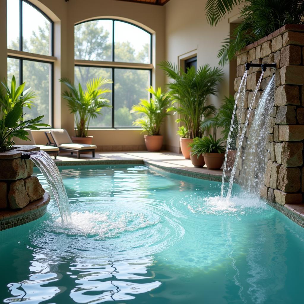 Tranquil Hydrotherapy Pool at Palazzo Matteotti Spa