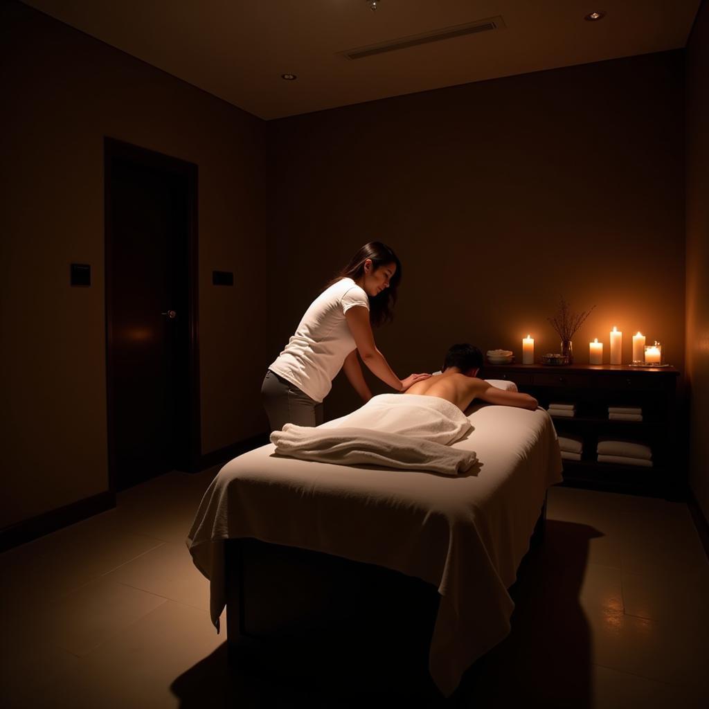 Relaxing Massage Therapy at Palazzo Matteotti Spa