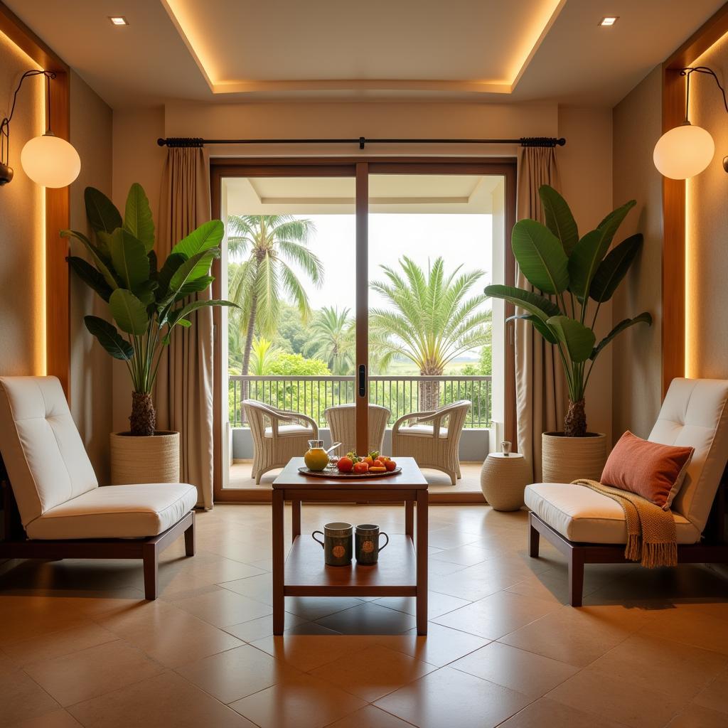 Palms Hotel Spa Relaxation Area