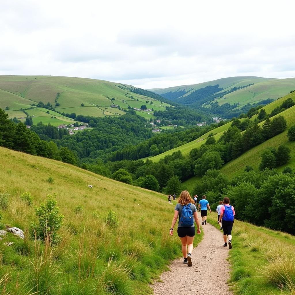 Exploring the Peak District National Park near Bakewell