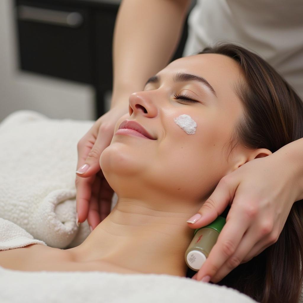 Facial treatment at a Pietermaritzburg spa