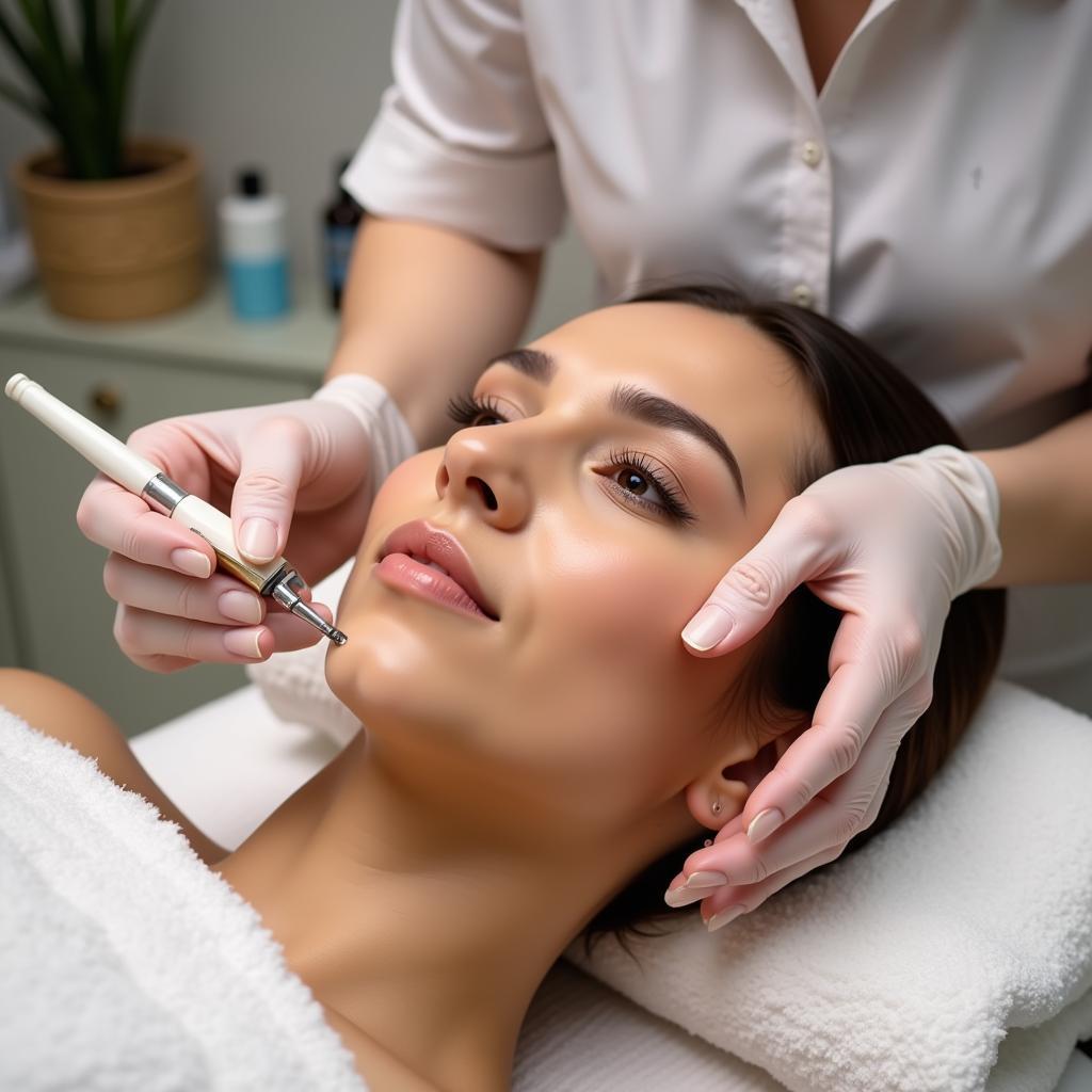 Facial Treatment at a Pimple Saudagar Spa