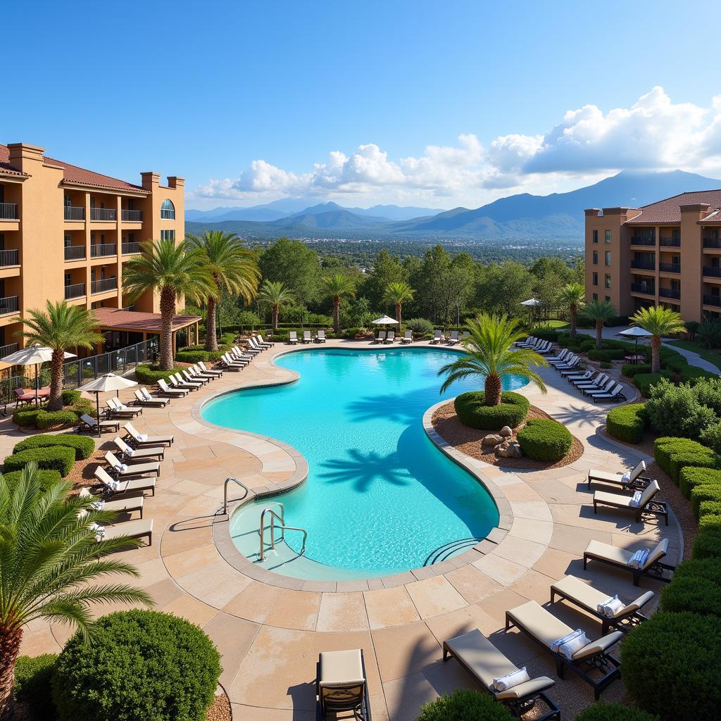 Stunning Pool Area at Port Blue Club Pollentia Resort & Spa