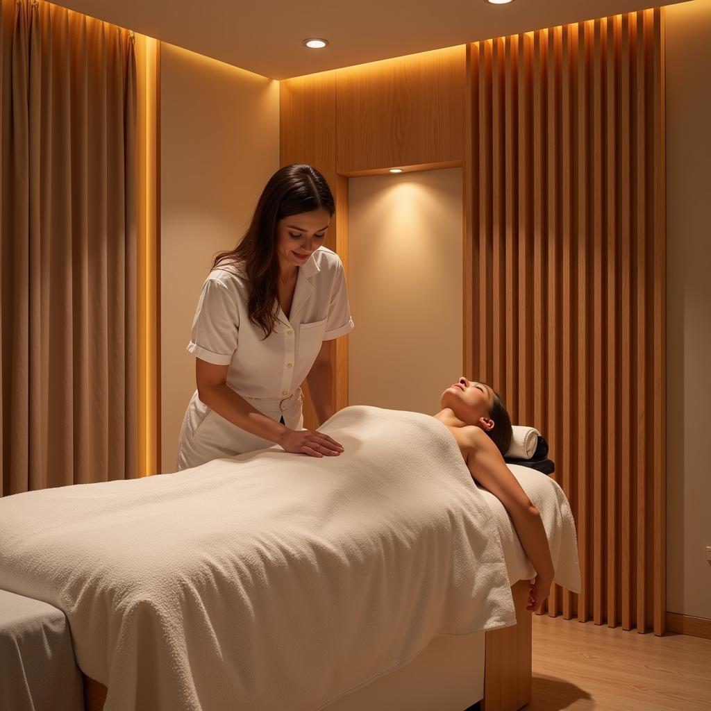 Relaxing Spa Treatment Room at Port Blue Club Pollentia Resort & Spa