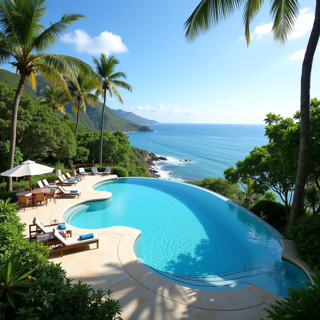 Infinity Pool at The Radiant Hotel Bali