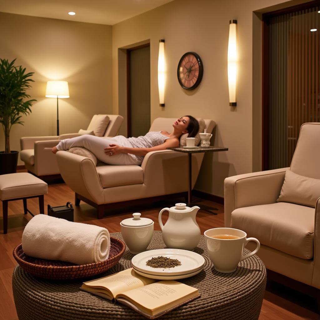 Ramada Agra Spa Relaxation Area