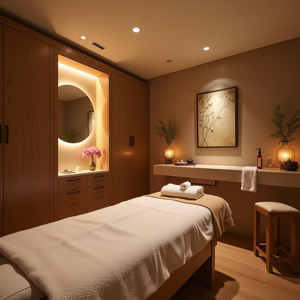 Relaxing Spa Treatment Room at Ramsukh Resorts