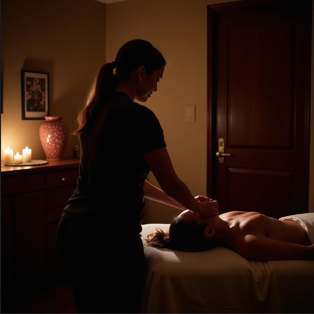 Relaxing Massage Therapy at Red Orchid Spa