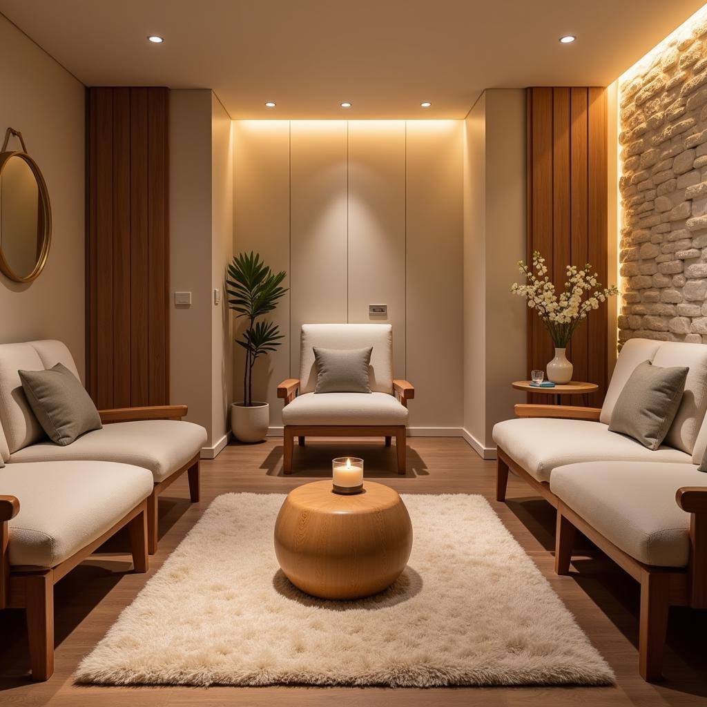 Tranquil Relaxation Area at Red Orchid Spa