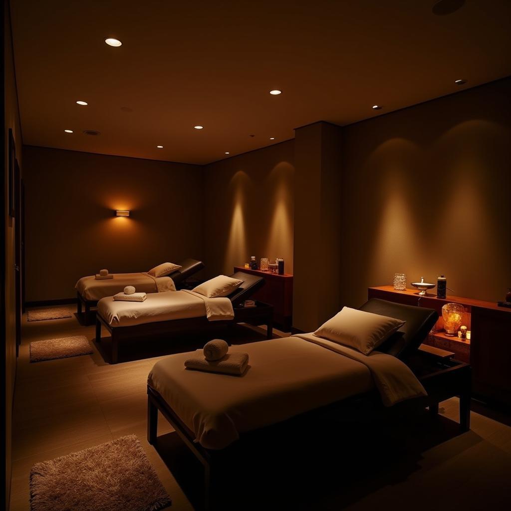 Relaxation Room at a Therapeutic Spa - Peaceful and calming relaxation room