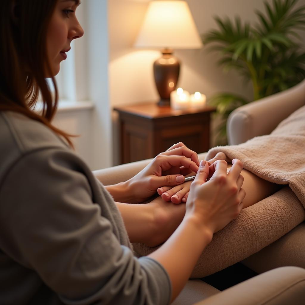 Relaxing Pedicure at Aroma Spa Gloucester