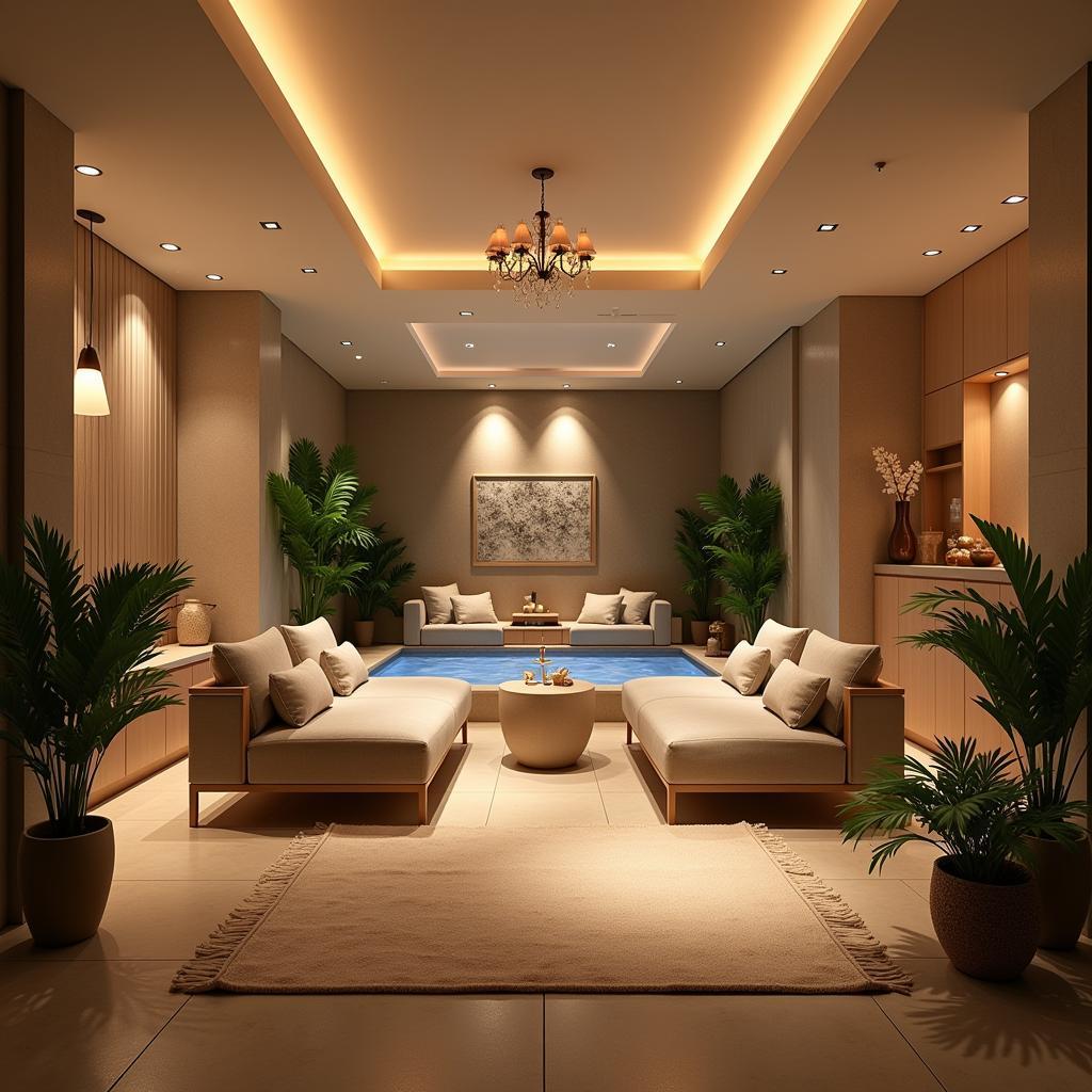 Tranquil and Relaxing Spa Atmosphere