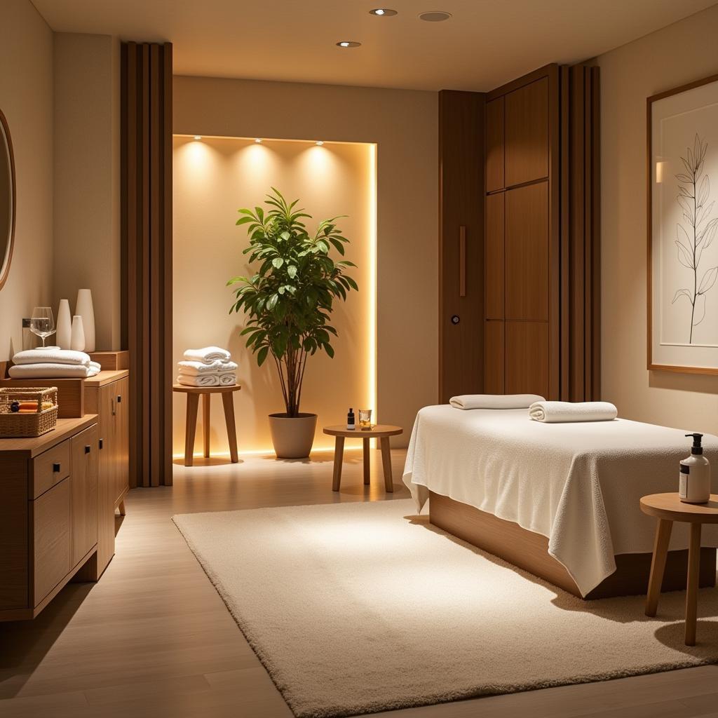 Tranquil and Relaxing Spa Environment